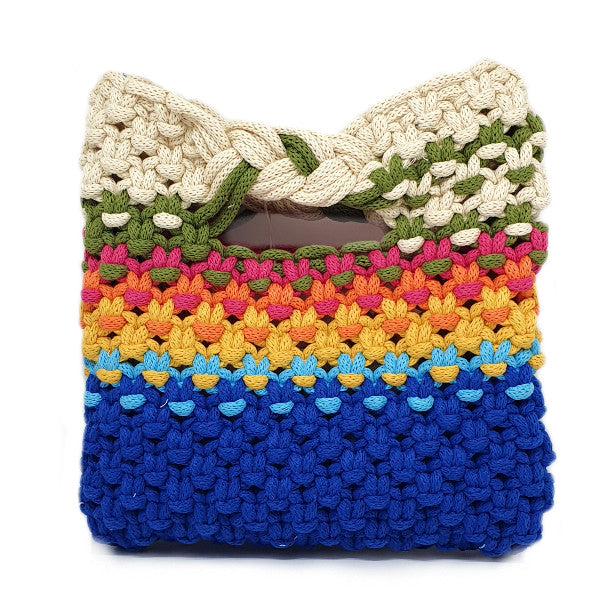 Pochette Macrame Multicolor - Le Troisième Songe